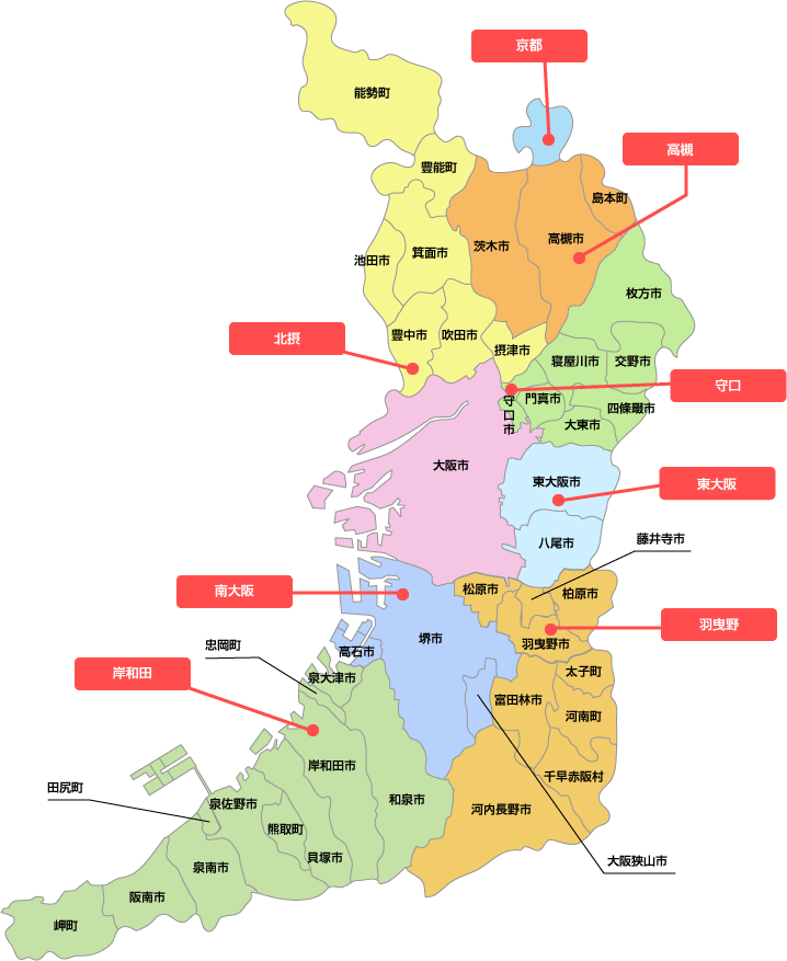 府 地図 大阪 大阪府の地図・場所｜地図ナビ