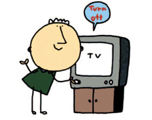 Conserve energy while watching TV with just a little care.