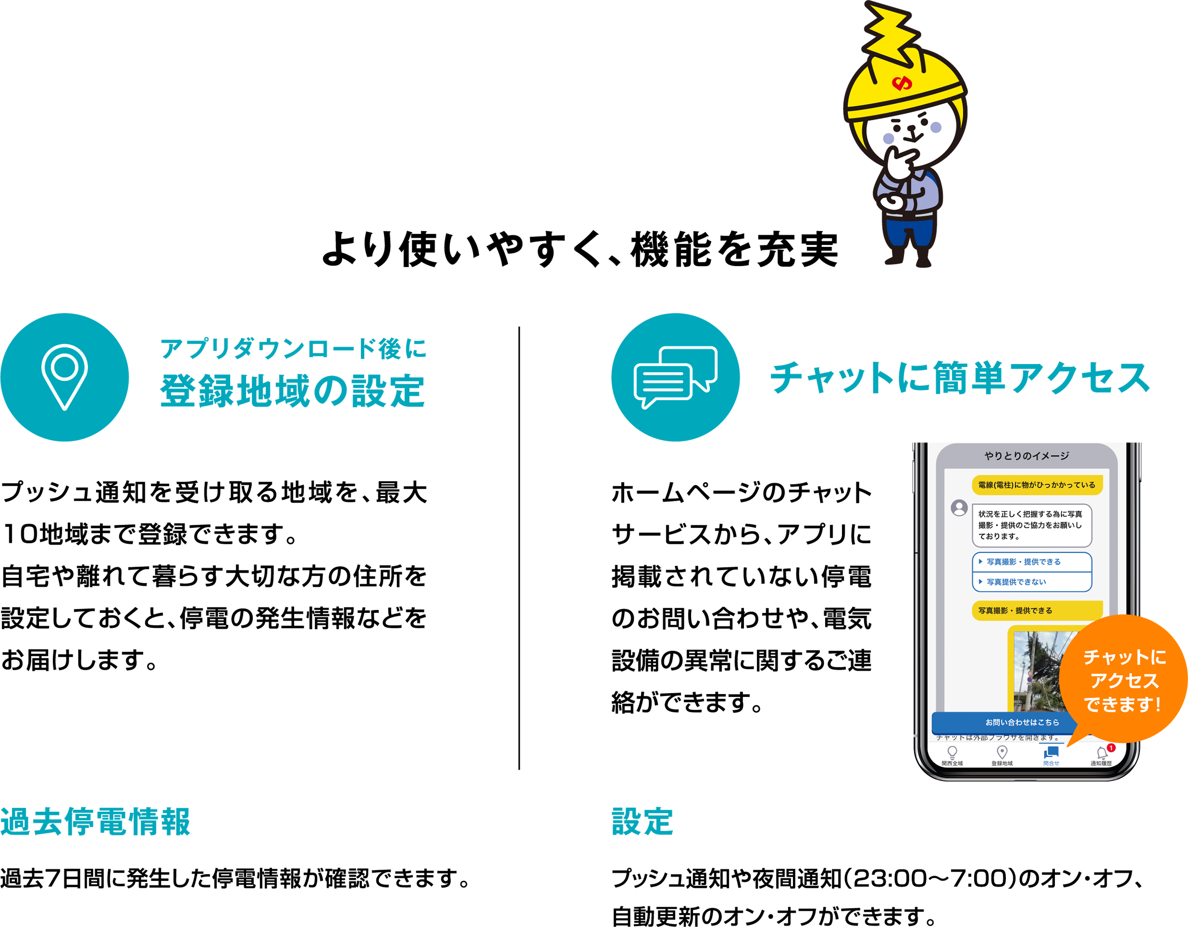 より使いやすく、機能を充実