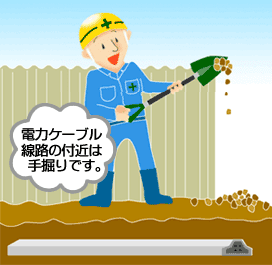 4. 工事中は安全防護をお願いします。