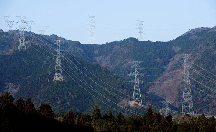 写真：架空電線